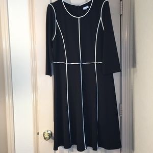 NWT Women's "VIP knits" Black Dress,, sz 14/16